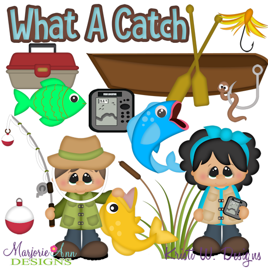 Fishing Trip SVG Cutting Files + Clipart - Click Image to Close